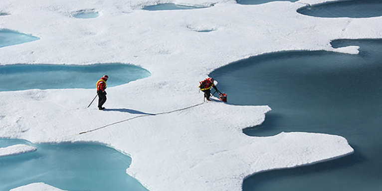 Forschungsprojekt von der NASA in der Arktis - Foto: Kathryn Hansen / NASA